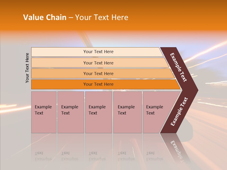 City Blur Vehicle PowerPoint Template