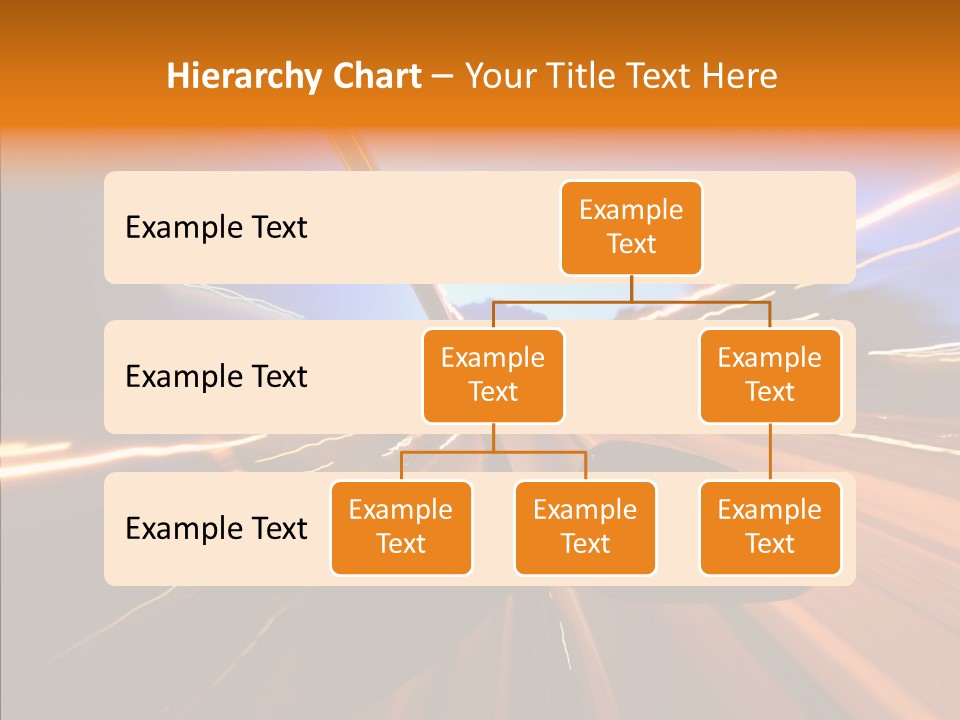 City Blur Vehicle PowerPoint Template