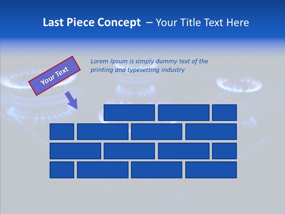 Bunsen Industry Burning PowerPoint Template