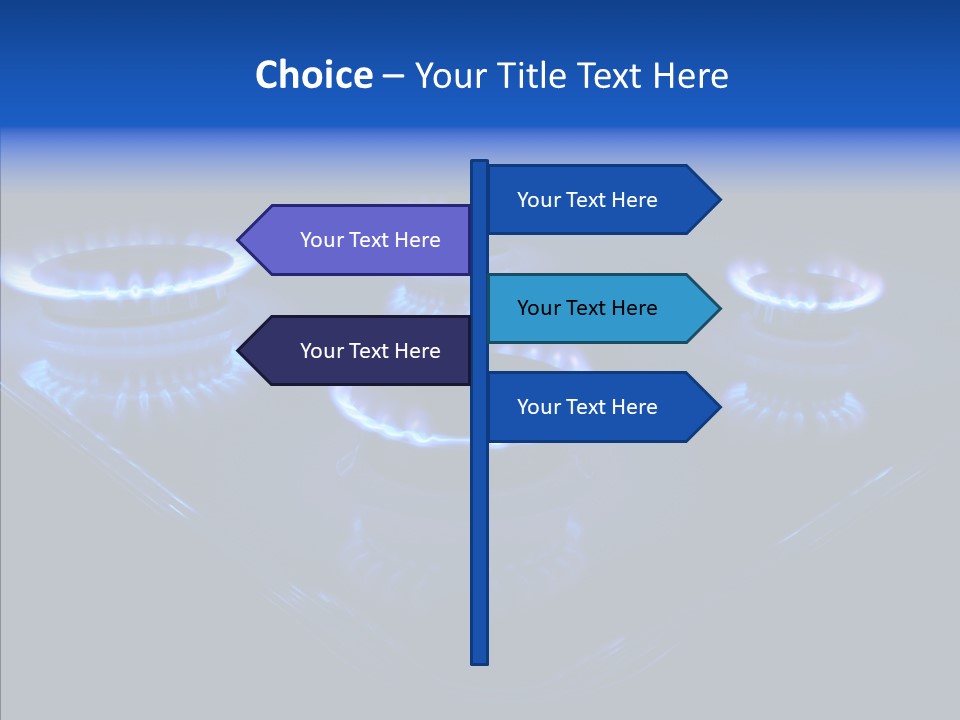 Bunsen Industry Burning PowerPoint Template