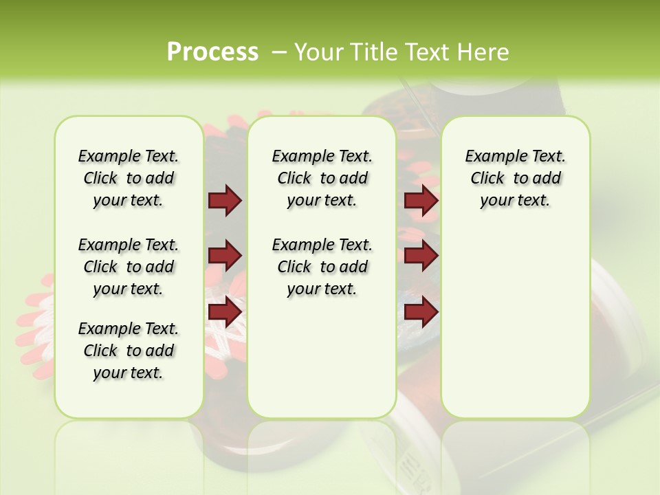Buttons Many Spools PowerPoint Template