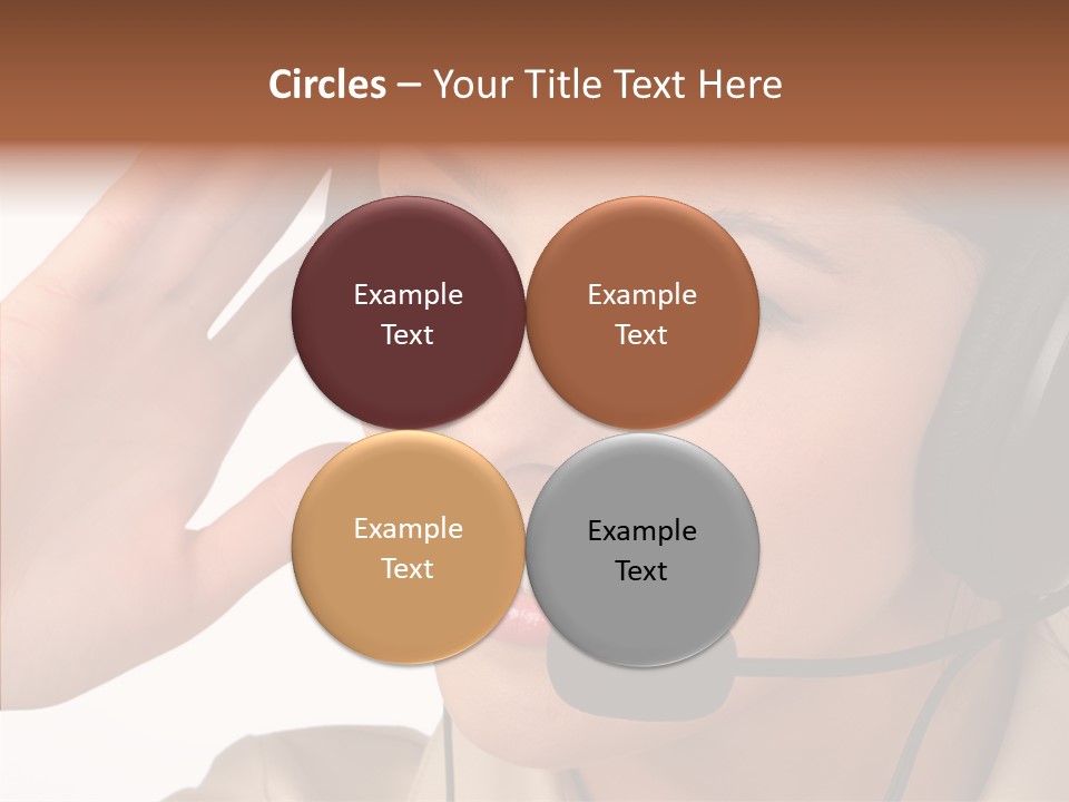 Emotion Worker Telephone PowerPoint Template