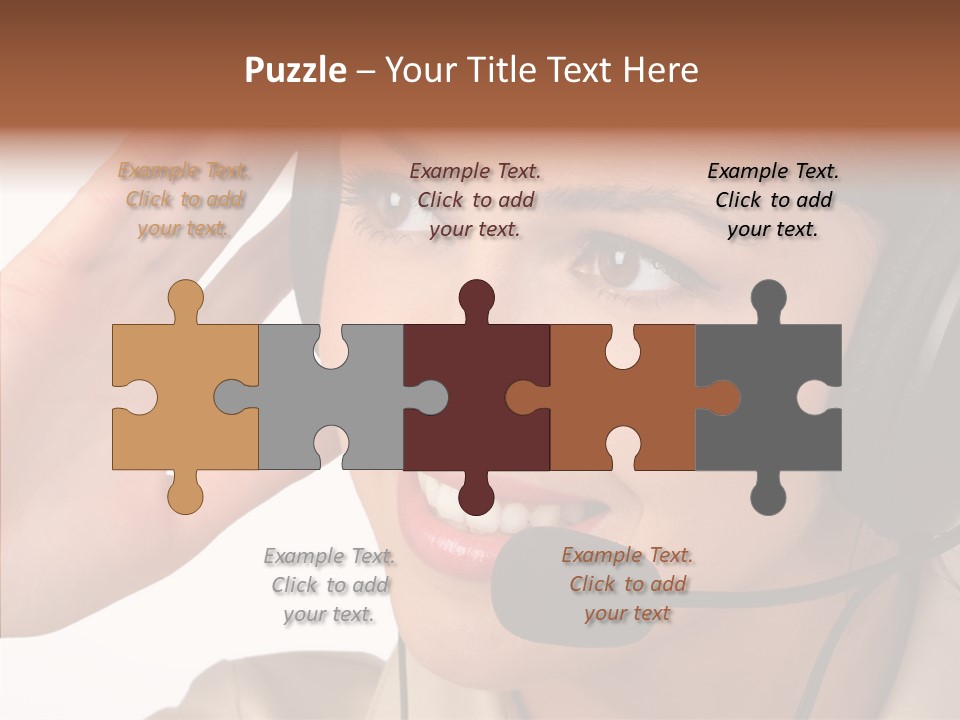 Emotion Worker Telephone PowerPoint Template