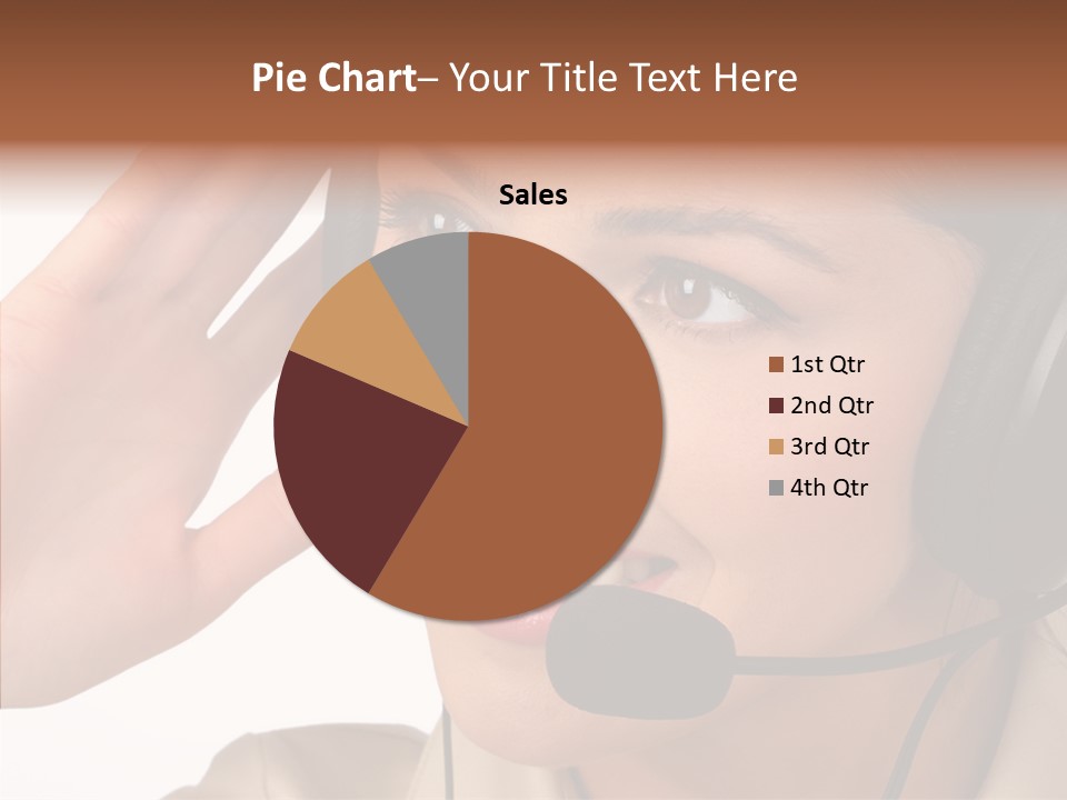 Emotion Worker Telephone PowerPoint Template