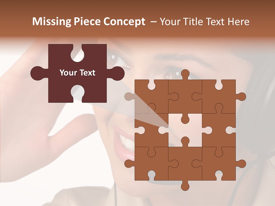 Emotion Worker Telephone PowerPoint Template