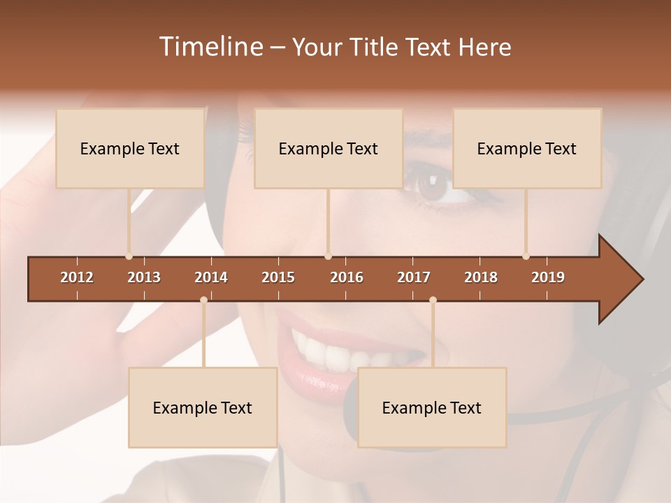 Emotion Worker Telephone PowerPoint Template