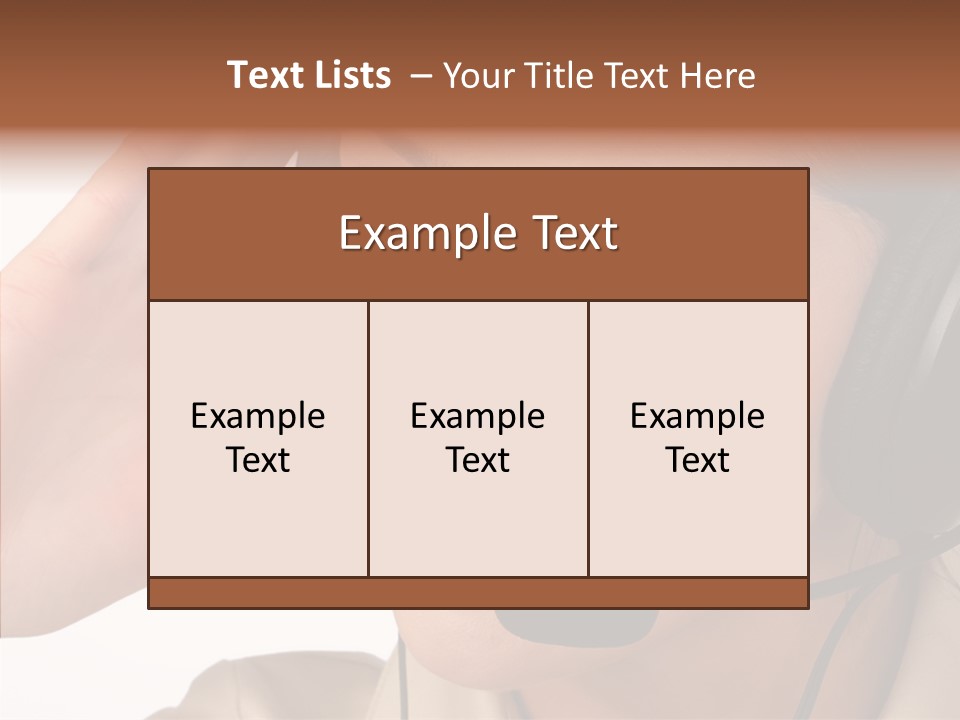 Emotion Worker Telephone PowerPoint Template