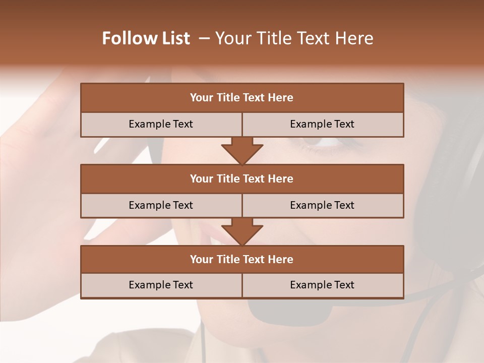 Emotion Worker Telephone PowerPoint Template