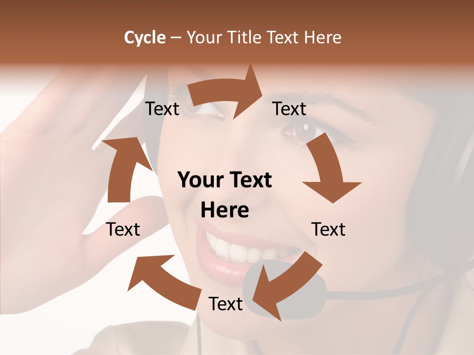 Emotion Worker Telephone PowerPoint Template