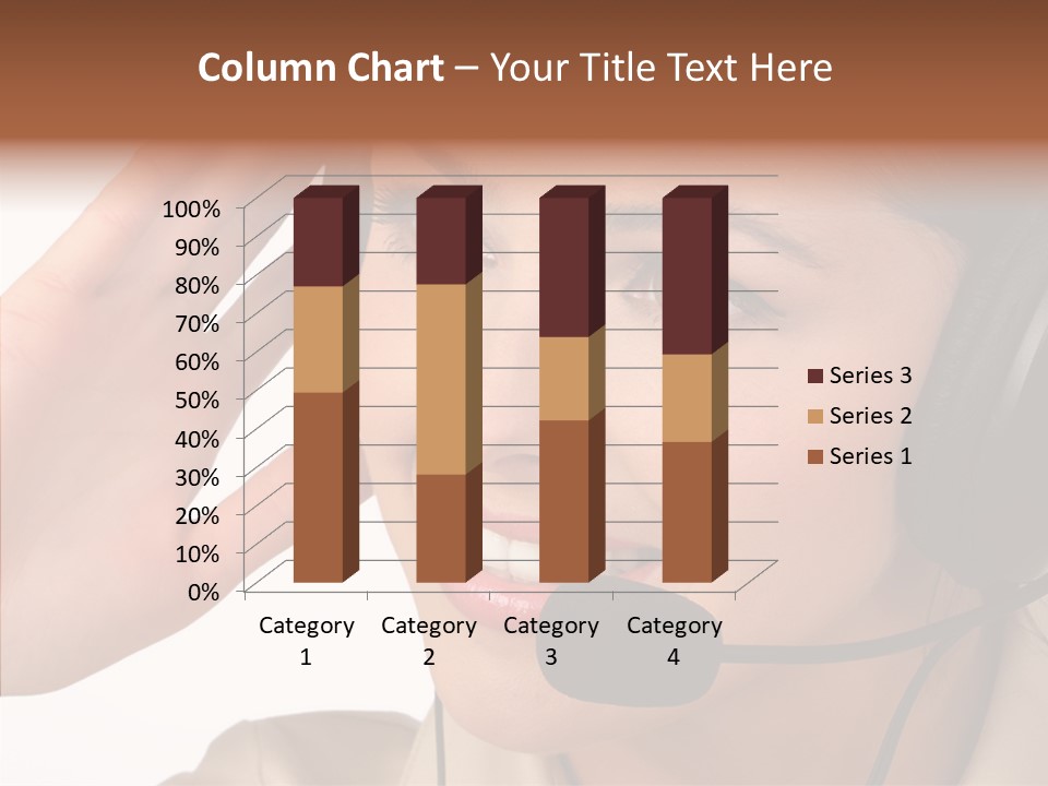 Emotion Worker Telephone PowerPoint Template