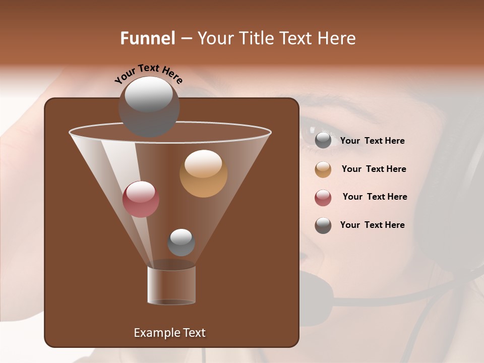Emotion Worker Telephone PowerPoint Template