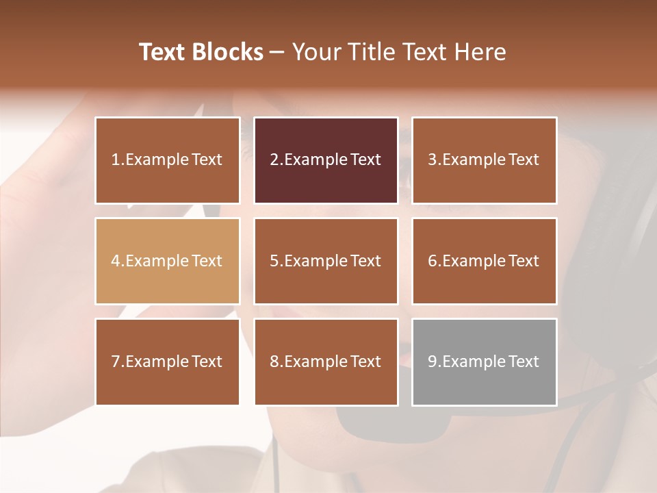 Emotion Worker Telephone PowerPoint Template