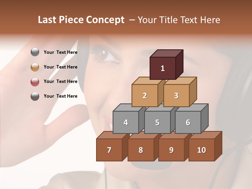 Emotion Worker Telephone PowerPoint Template