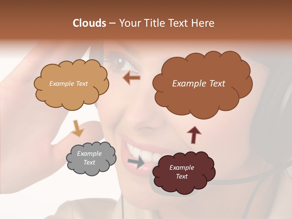 Emotion Worker Telephone PowerPoint Template