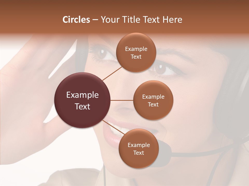 Emotion Worker Telephone PowerPoint Template