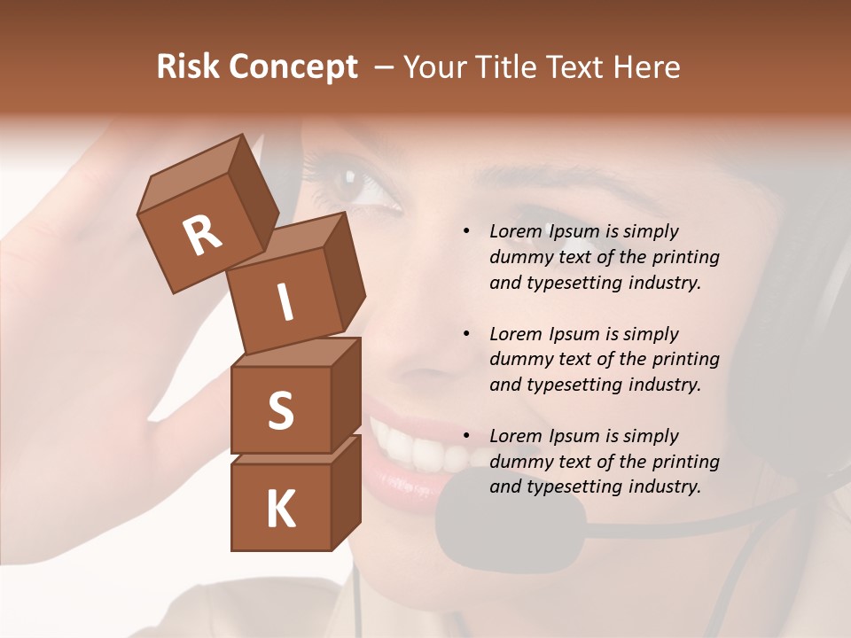 Emotion Worker Telephone PowerPoint Template