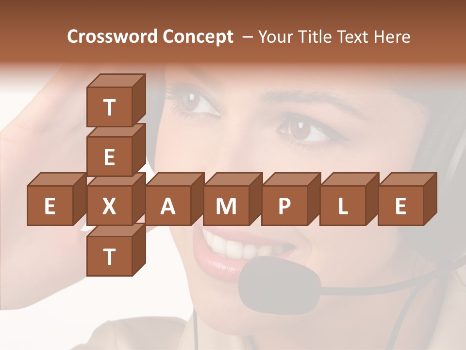 Emotion Worker Telephone PowerPoint Template