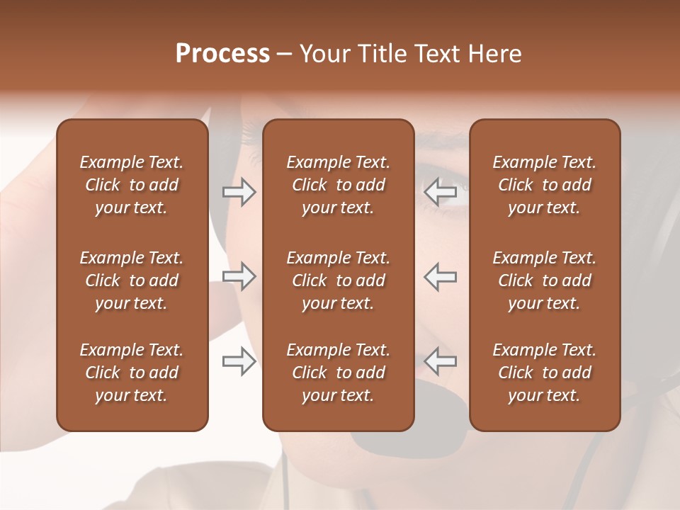 Emotion Worker Telephone PowerPoint Template