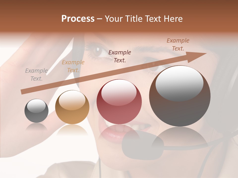 Emotion Worker Telephone PowerPoint Template