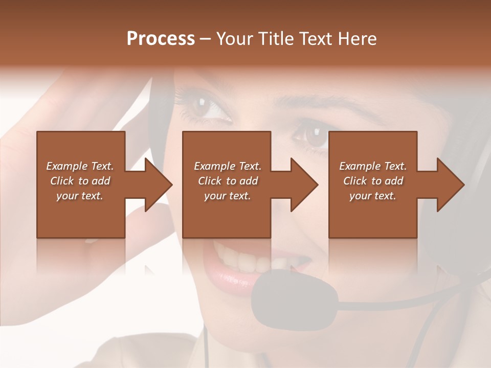Emotion Worker Telephone PowerPoint Template