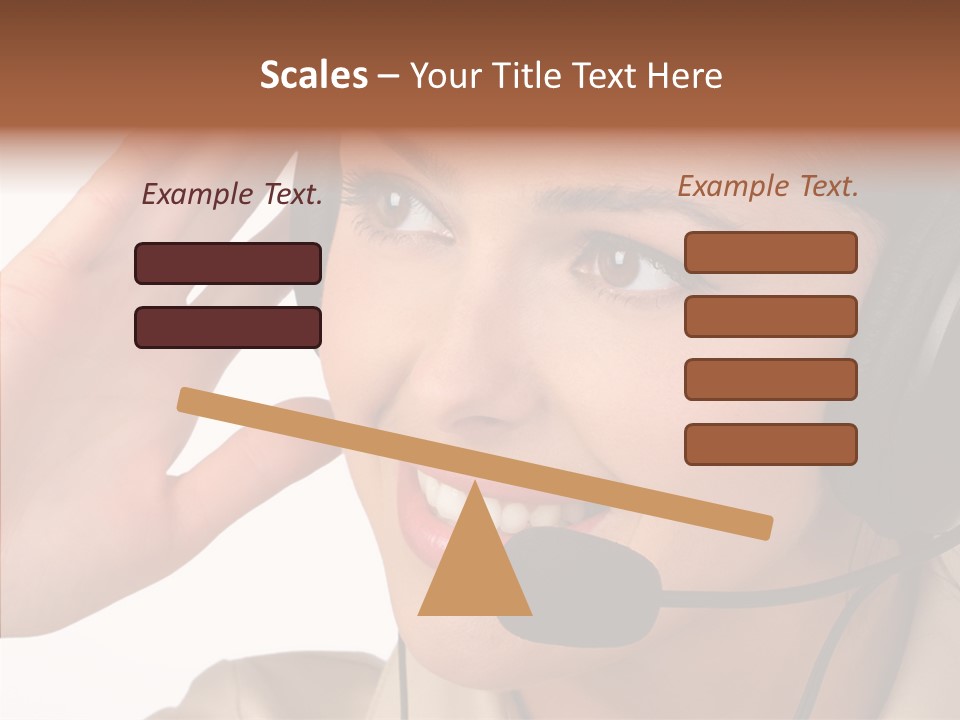 Emotion Worker Telephone PowerPoint Template
