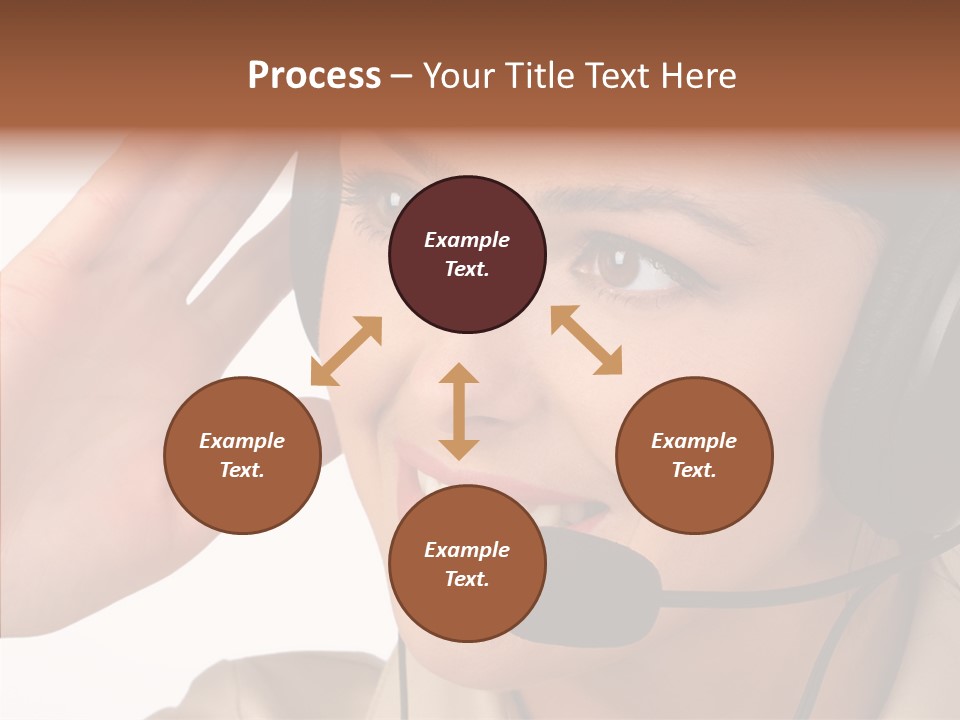 Emotion Worker Telephone PowerPoint Template