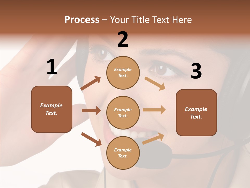 Emotion Worker Telephone PowerPoint Template