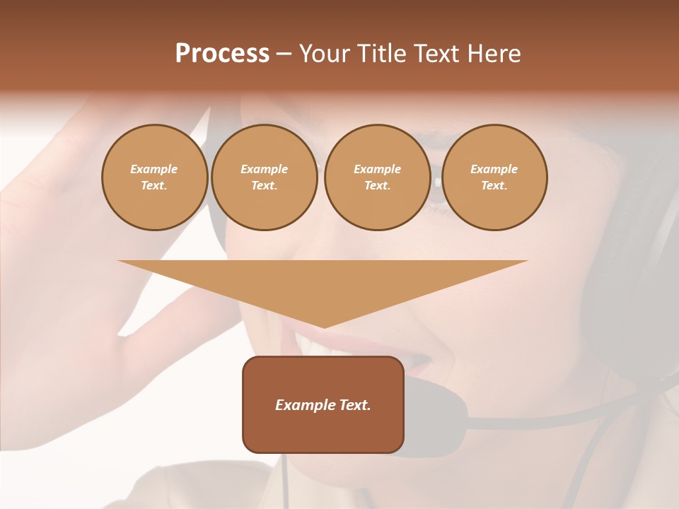 Emotion Worker Telephone PowerPoint Template
