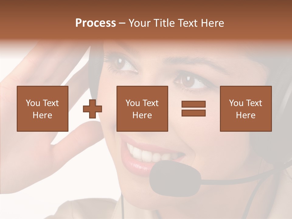 Emotion Worker Telephone PowerPoint Template