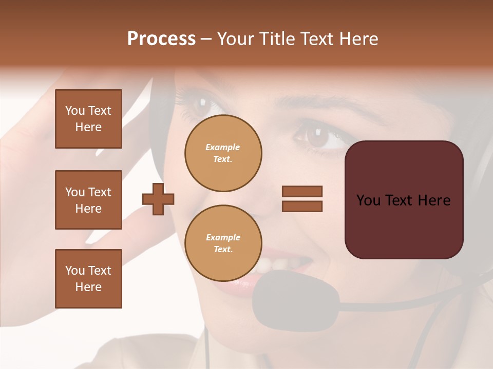 Emotion Worker Telephone PowerPoint Template