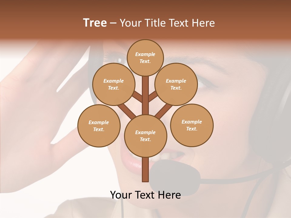 Emotion Worker Telephone PowerPoint Template