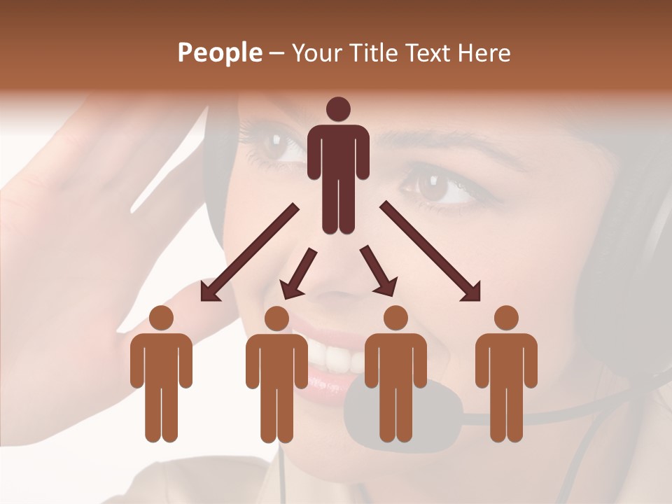 Emotion Worker Telephone PowerPoint Template