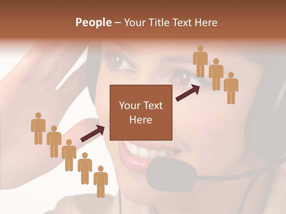 Emotion Worker Telephone PowerPoint Template