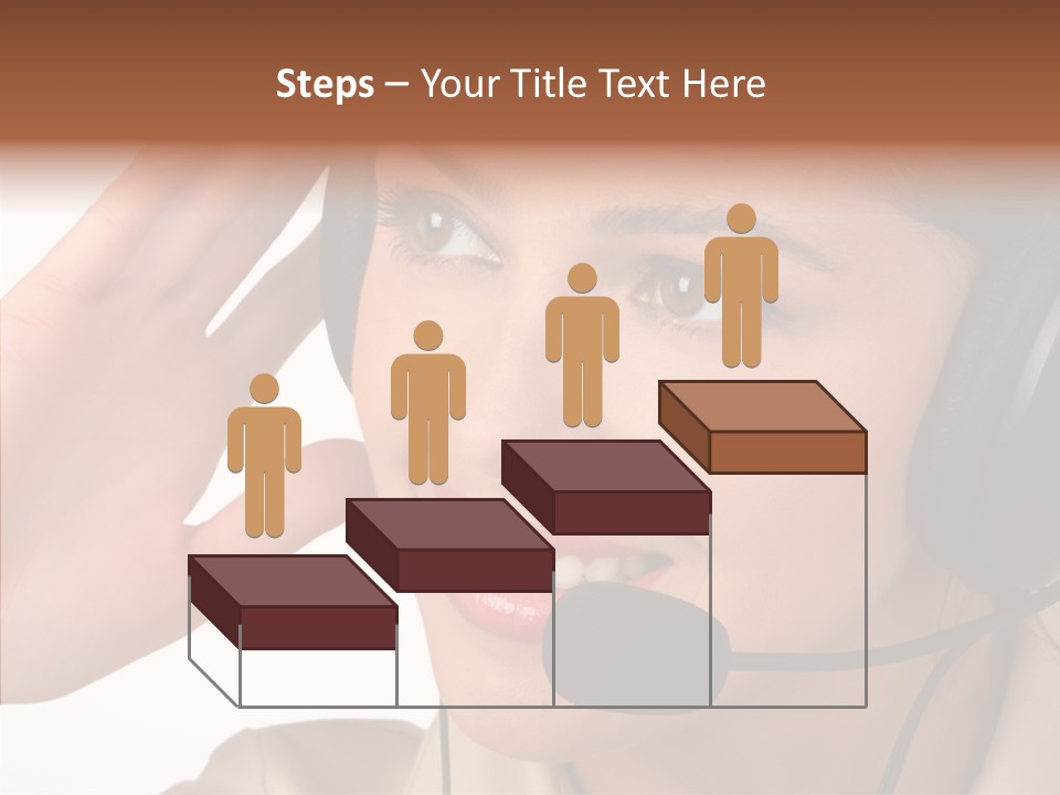 Emotion Worker Telephone PowerPoint Template