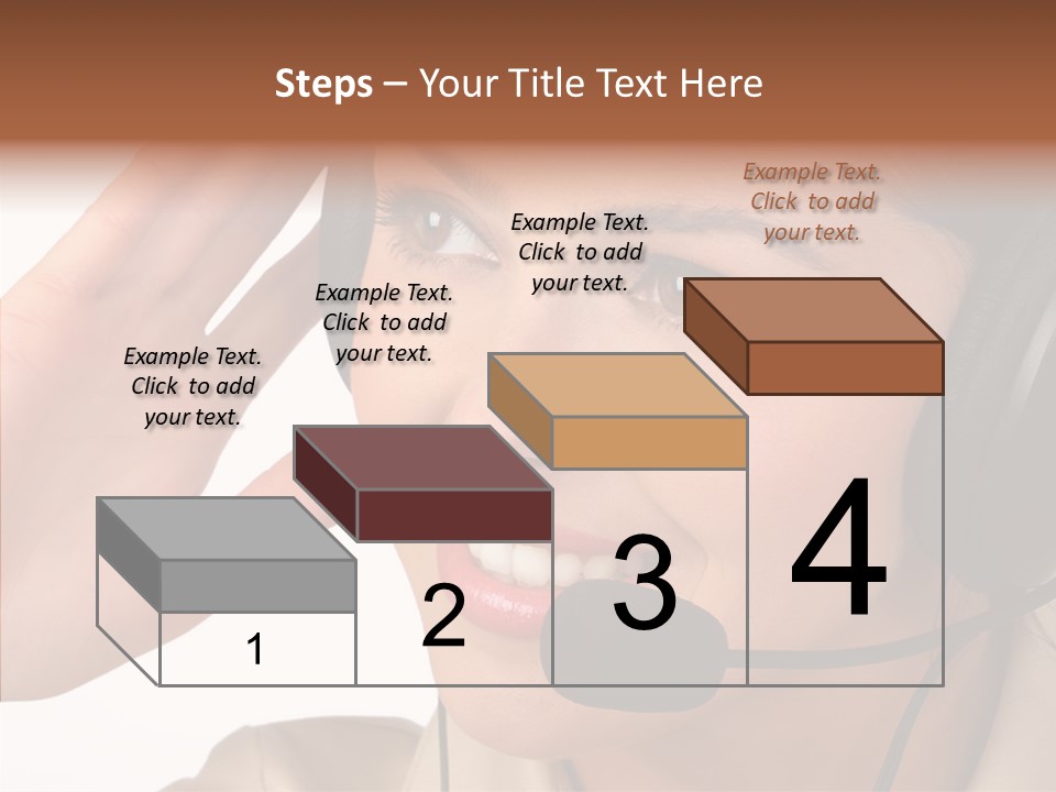 Emotion Worker Telephone PowerPoint Template