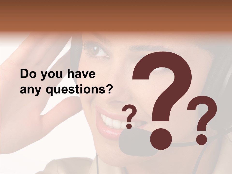 Emotion Worker Telephone PowerPoint Template