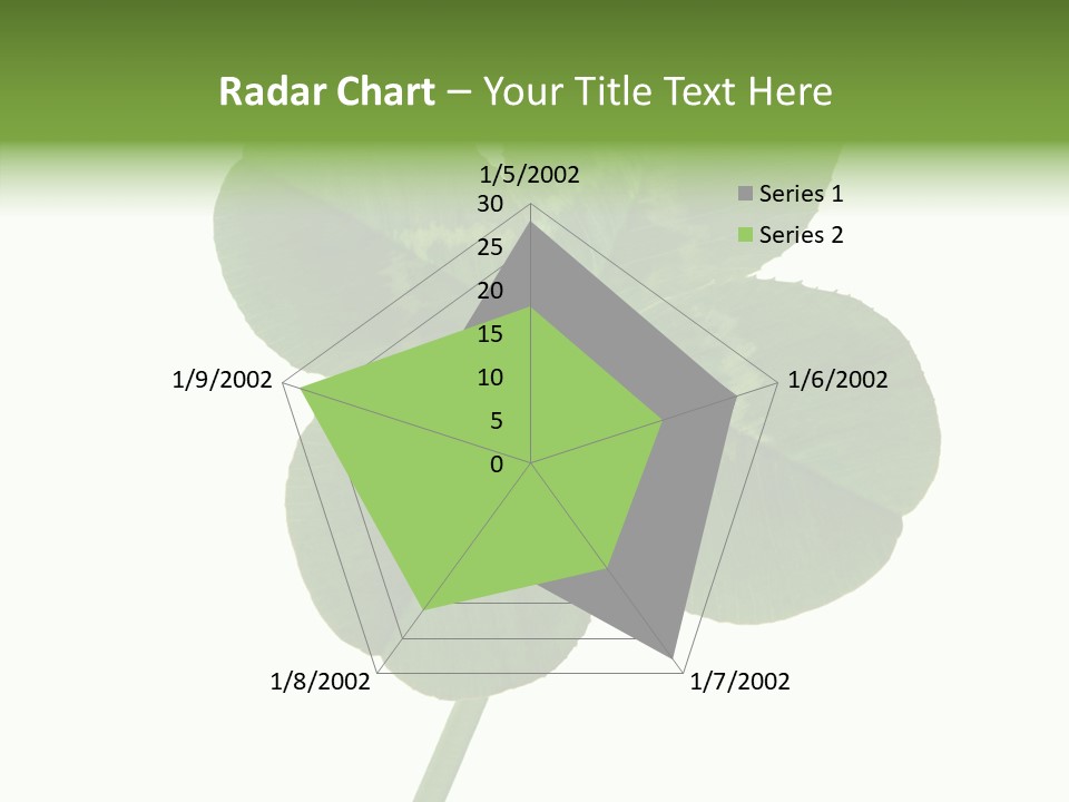 White Background Leaf One Object PowerPoint Template