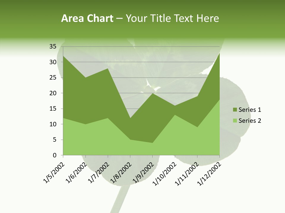 White Background Leaf One Object PowerPoint Template