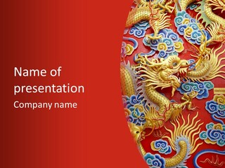 Tradition Symbol Feng PowerPoint Template