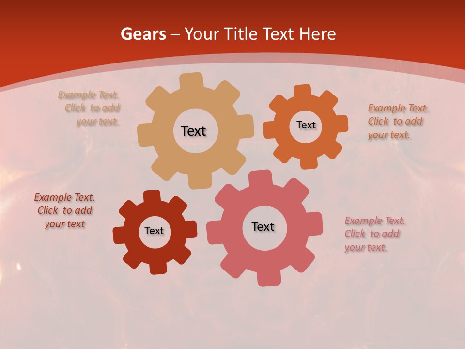Chair People Table PowerPoint Template