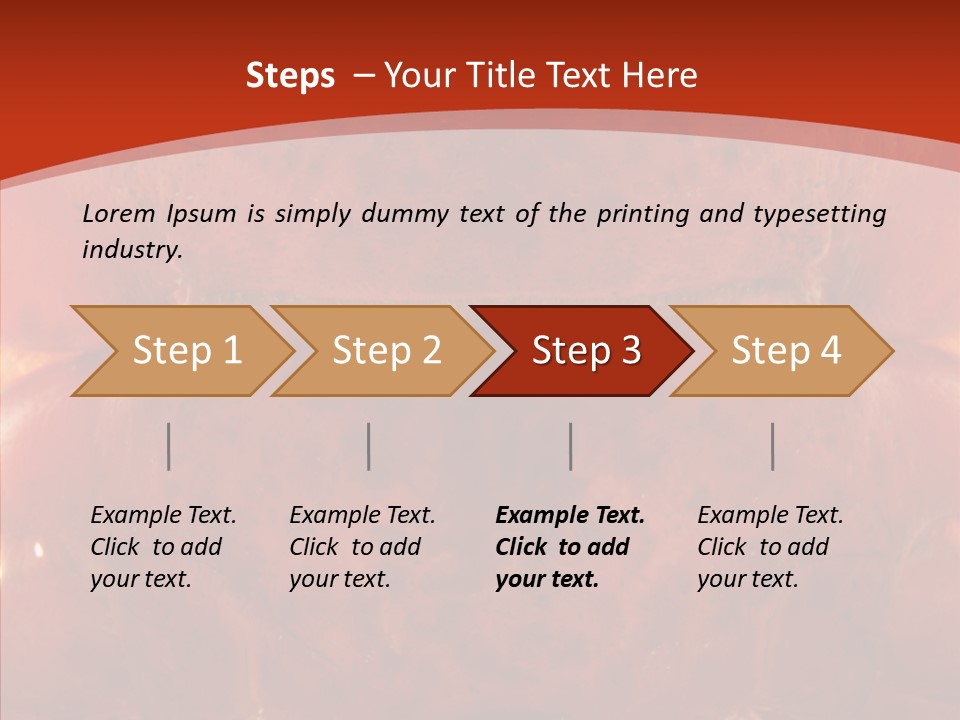 Chair People Table PowerPoint Template