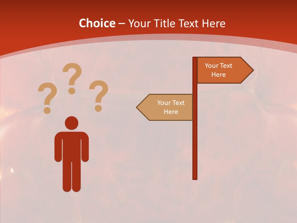 Chair People Table PowerPoint Template