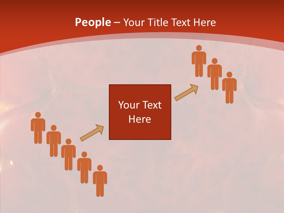 Chair People Table PowerPoint Template