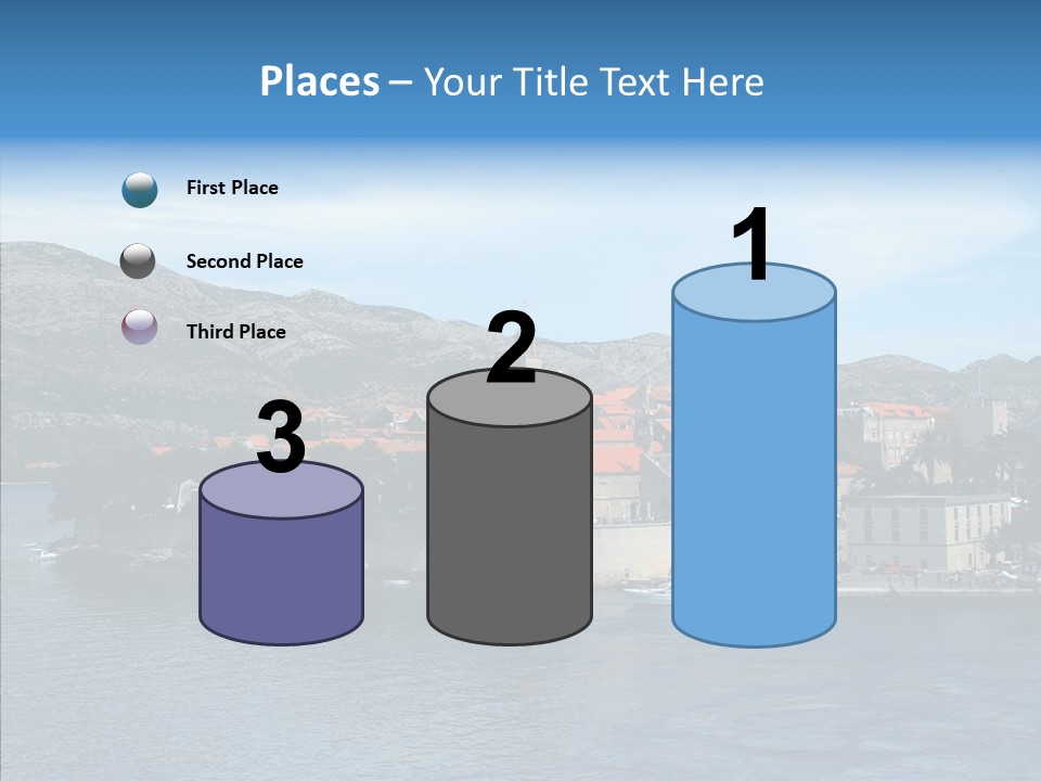 Croatia Summer Old PowerPoint Template