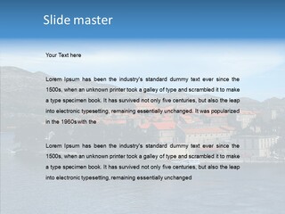 Croatia Summer Old PowerPoint Template