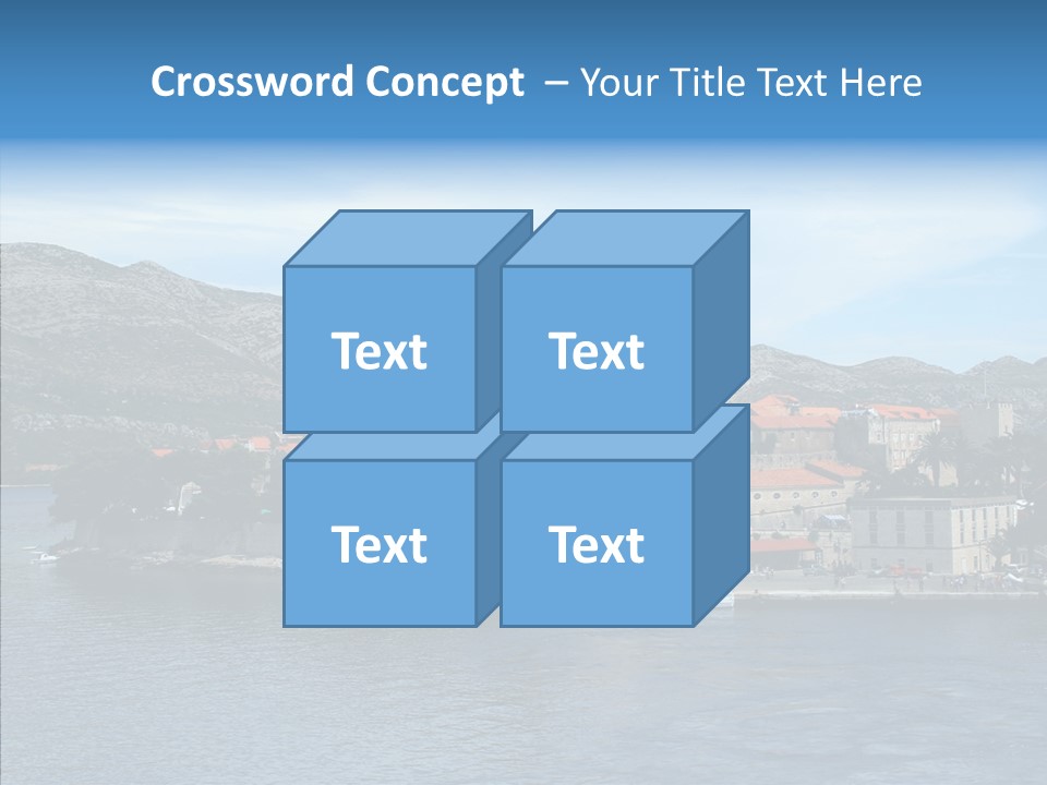 Croatia Summer Old PowerPoint Template