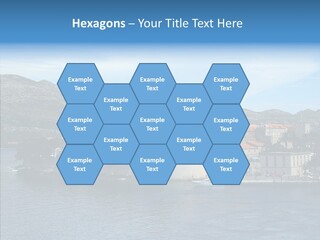 Croatia Summer Old PowerPoint Template