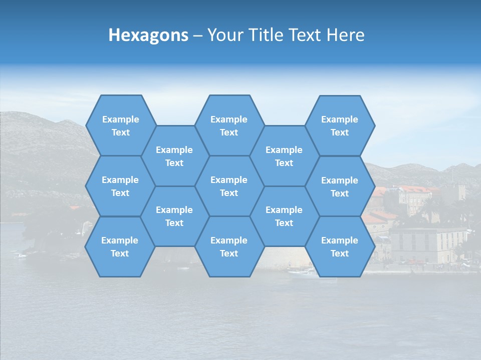 Croatia Summer Old PowerPoint Template