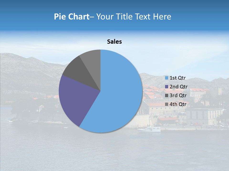 Croatia Summer Old PowerPoint Template