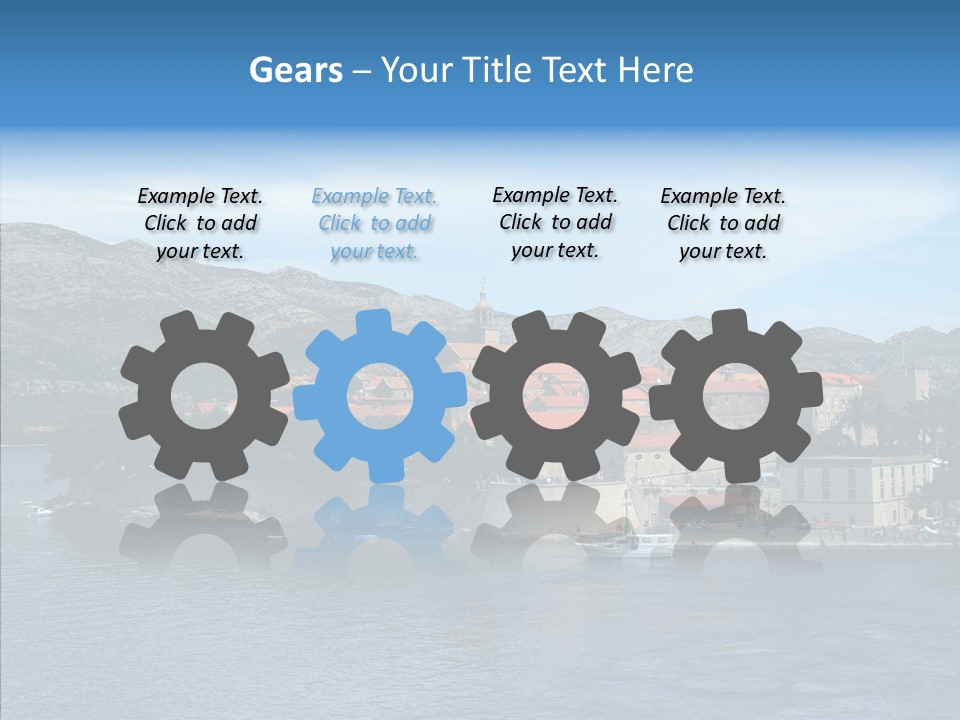 Croatia Summer Old PowerPoint Template